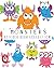 Monsters Sticker Book Colle...
