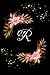 Letter R Monogram Notebook:...