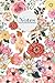 Notebook: Floral pink noteb...