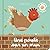 Une poule sur un mur
