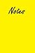Basic Yellow Notebook for N...