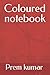 Coloured notebook