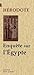 Enquête sur l'Egypte (Histo...