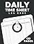 Daily Time Sheet Log Book: ...