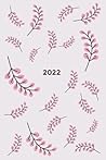 2022: Planner 2022: 6"x9" size of 121 pages leaf pattern planner