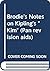 Brodie's Notes on Rudyard K...