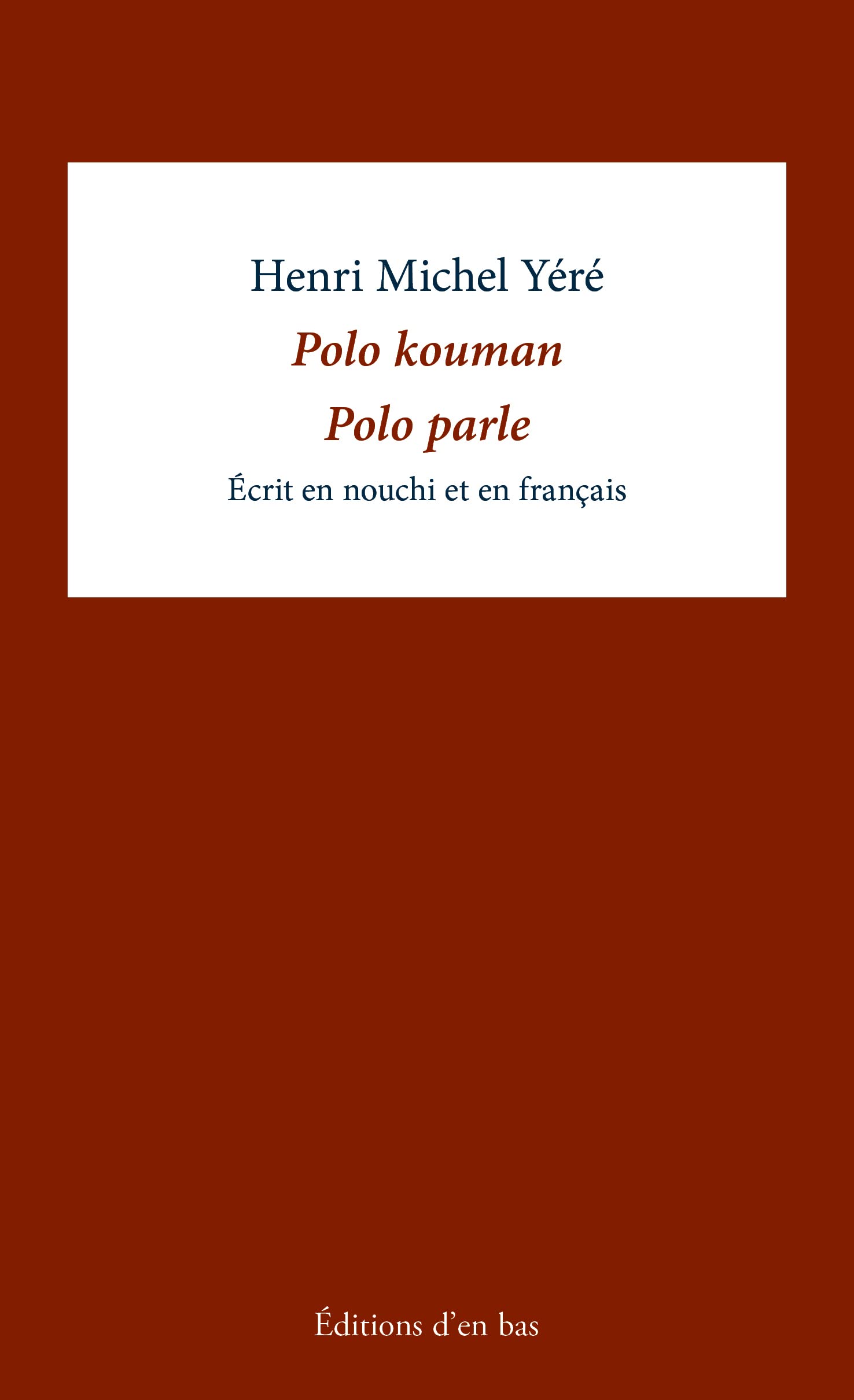 Polo parle / Polo kouman (Paperback)