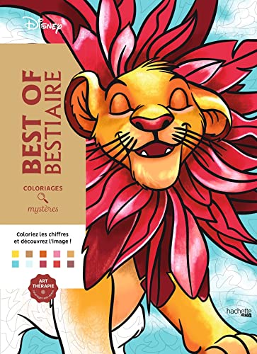 Coloriages mystères Disney - Best of Bestiaire (Paperback)