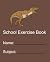 School Exercise Book: brown...