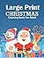 Large Print Christmas Color...