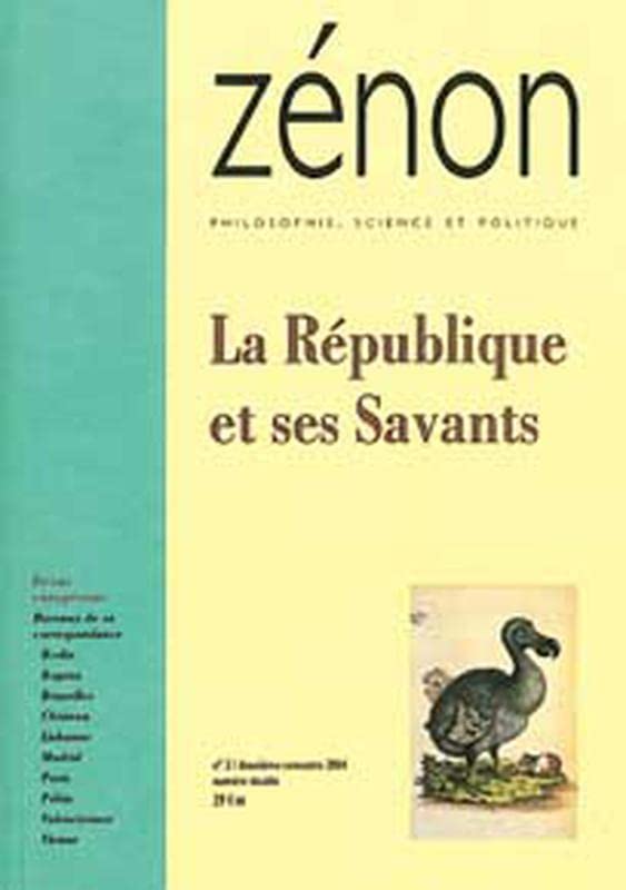 République et ses savants - Zénon Tome 2 (Paperback)