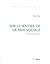 SUR LE SENTIER DE LA PAIX SOCIALE. DIX ANS D'ACTION CITOYENNE by TETI DAVID