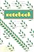 Lined Notebook: plain lined notebook, leaf design