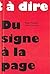 Du signe à la page by Roger Chatelain