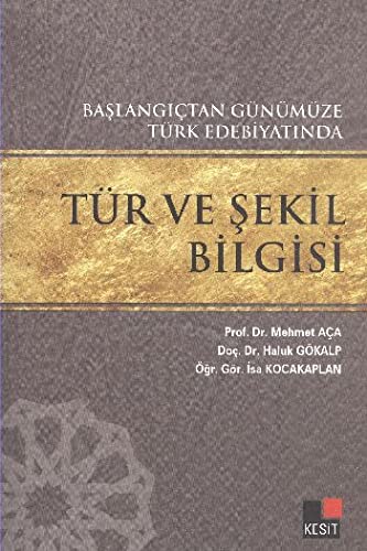 Baslangictan Gunumuze Turk Edebiyatinda Tur ve Sekil Bilgisi (Turkish Edition)