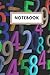 Notebook: Numbers: 6"x9" book size of 120 line pages journal notebook for writing purpose or even use it as diary or taking down important notes to be written on it