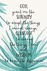 Notebook: Serenity Prayer Notebook, Bible Study Journal to Write In.