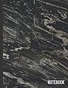 Notebook: Lined Composition Notebook Journal Diary - Cute Black Onyx Marble for Girls, Kids, Back to School, Adults, Students, Teachers - 120 Pages - College Wide Ruled (8.5 x 11)