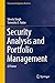 Security Analysis and Portfolio Management: A Primer (Classroom Companion: Business)