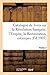 Catalogue de Livres Sur La ...