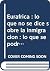 Euráfrica: Lo que no se dic...