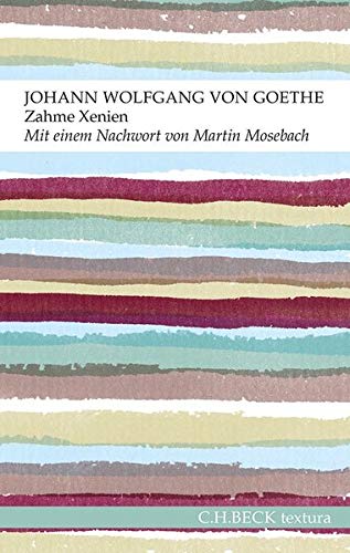 Zahme Xenien (Paperback)