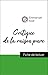 Analyse de l'œuvre : Critiq...