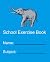 School Exercise Book: baby blue with an elephant exercise book, half ruled line paper notebook, children's cheap exercise books, 40 pages notebook, 7.5"x9.25"