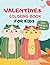Valentines Coloring Book for kids by Alan Moody