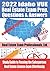 2022 Idaho VUE Real Estate Exam Prep Questions and Answers by R.E. Exam Professionals Ltd.
