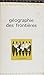 Géographie des frontières