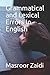 Grammatical and Lexical Err...