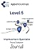 Level 5 Improvement Specialist Personal Development Journal by Adam Walton