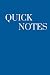 Qiuck Notes by Smith Press