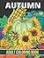 Autumn Adult Coloring Book:...