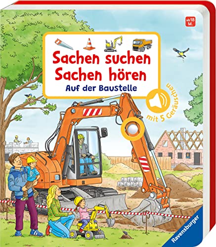 Sachen suchen, Sachen hören: Auf der Baustelle (Board Book)