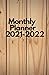 Monthly Planner 2021-2022