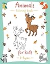 animals coloring book for kids 4-9 years