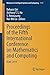 Proceedings of the Fifth International Conference on Mathemat... by Debasis Giri