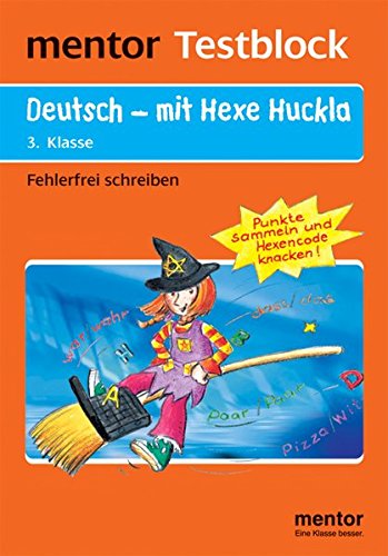 Testblock Deutsch - mit Hexe Huckla. 3. Klasse (Paperback)
