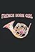 French Horn Girl - Musician Marching Band Brass French Horn N... by Jon Hein
