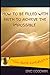 HOW TO BE FILLED WITH FAITH TO ACHIEVE THE IMPOSSIBLE by Eric Goodwin