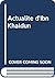 Actualite d'Ibn Khaldun