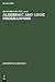Algebraic and Logic Programming: Proceedings of an International Workshop held in Gaussig (GDR), November 14–18, 1988 (Mathematical Research, 49)