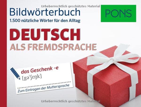 PONS Bildwörterbuch Deutsch als Fremdsprache: 1.500 nützliche Wörter für den Alltag (Paperback)