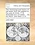 The Chronology and History of the World, from the Creation to the Year of Christ, 1779. Illustrated a in LVI Tables; ... by the Revd. John Blair L.L.D