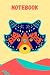 Notebook: Colorful Animal (Fox) Notebook 6"x 9"