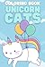 Unicorn Cats Coloring Book:...