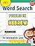 WORD SEARCH PUZZLES IN HEBR...
