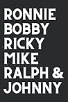 Notebook Blush Notes: Ronnie Bobby Ricky Mike Ralph and Johnny 114 Pages 6''x8.5''